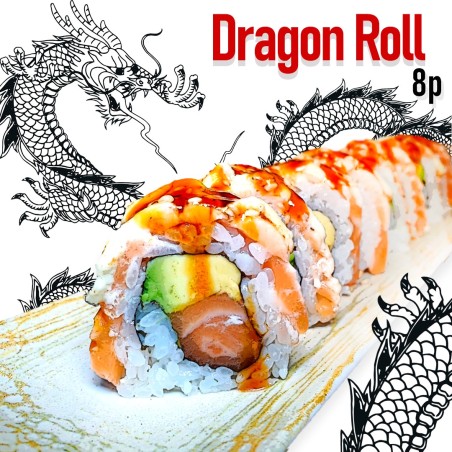Dragon Roll (8 peces)