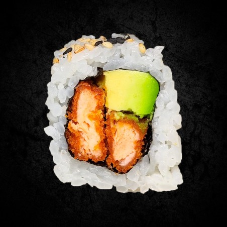 Salmon Fried Uramaki (8 pcs)